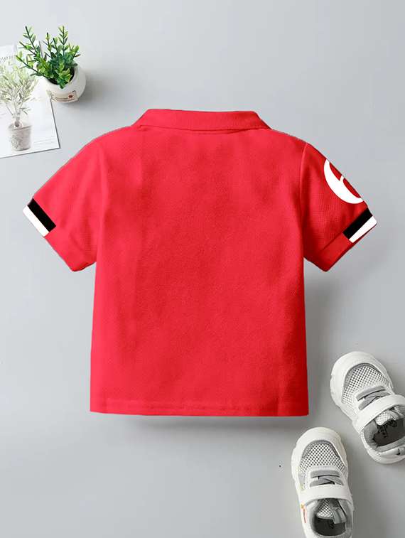 boys solid short sleeve polo t-shirt - 22029395 -  Standard Image - 1