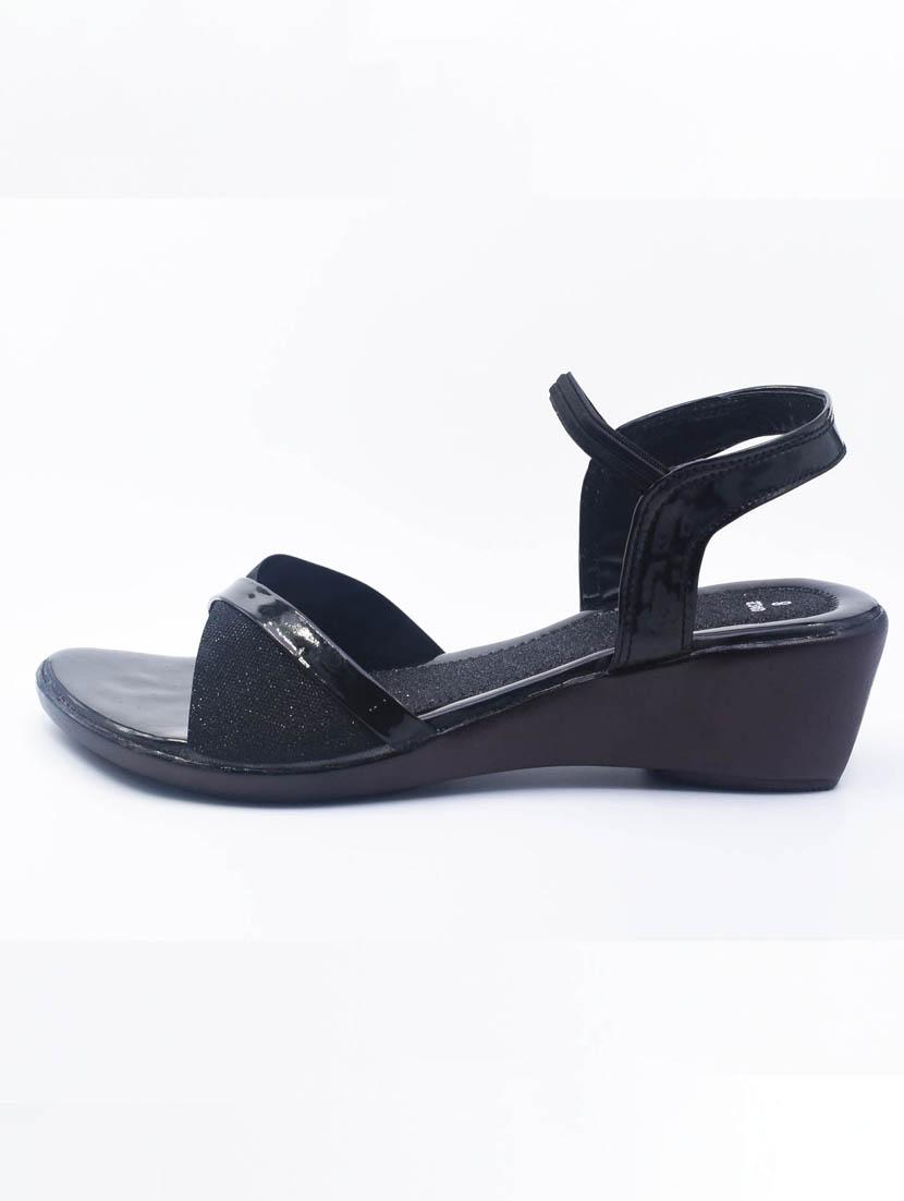 women black back strap wedge - 22029476 - Standard Image - 1