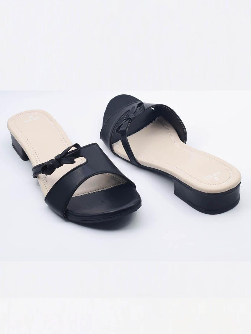 women solid slip on sandal - 22029485 -  Standard Image - 1