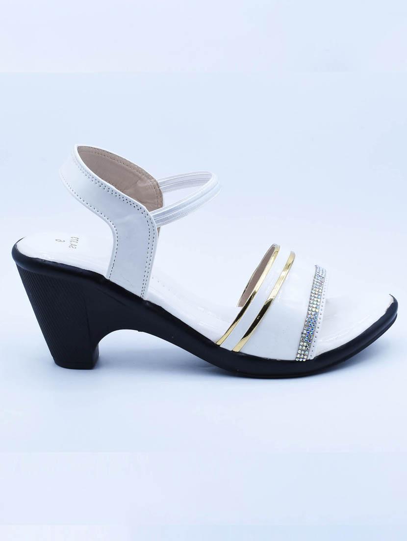 women solid back strap sandals - 22029499 -  Standard Image - 1