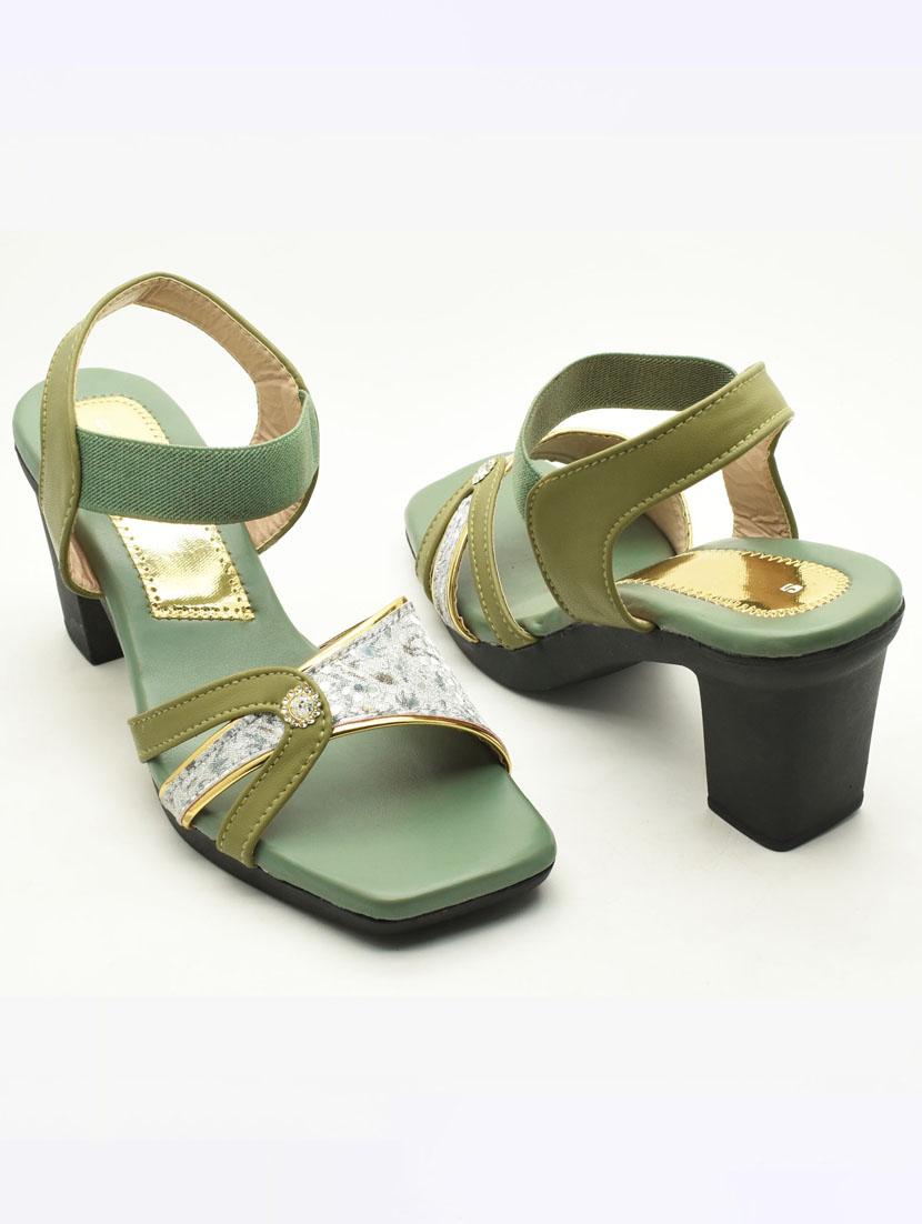women solid back strap sandals - 22029506 -  Standard Image - 1