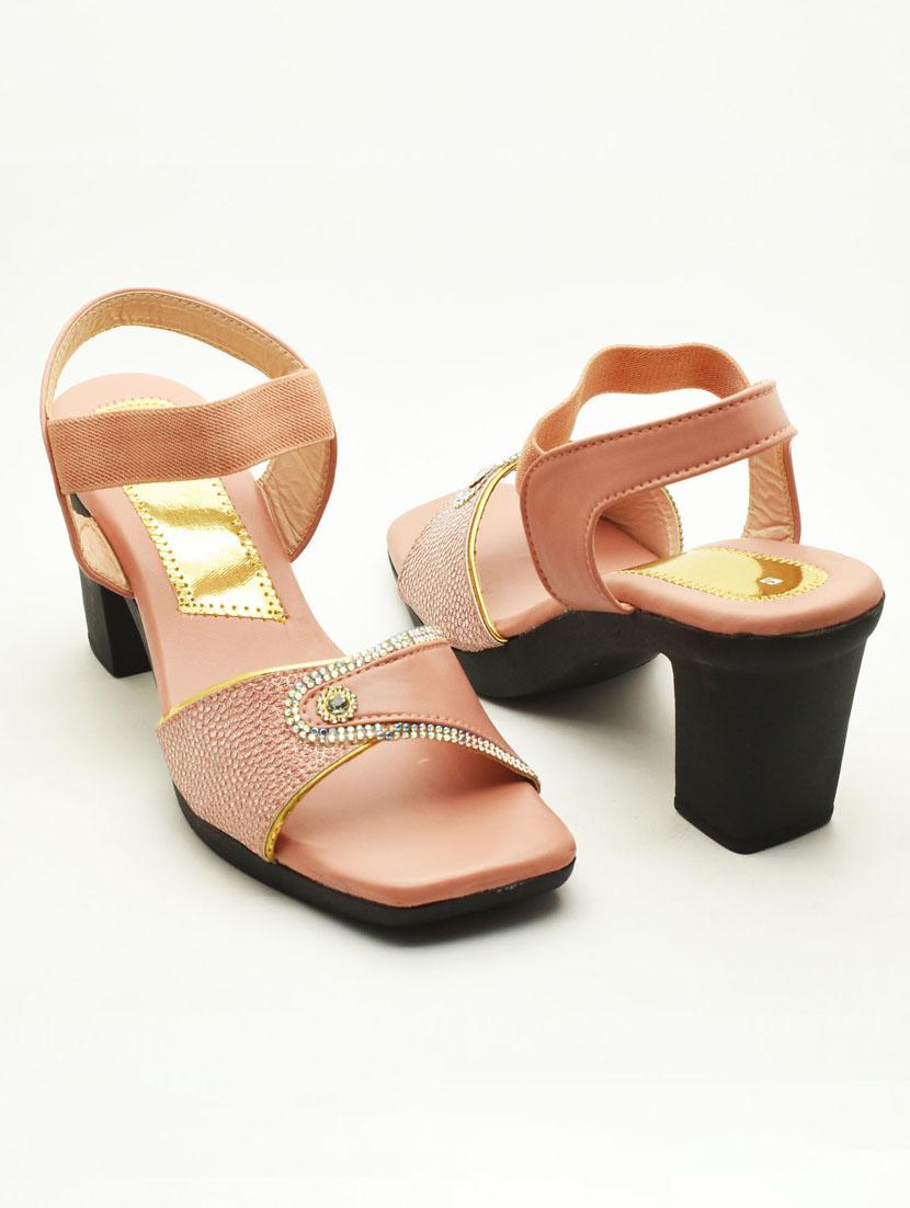 women solid back strap sandals - 22029516 -  Standard Image - 1
