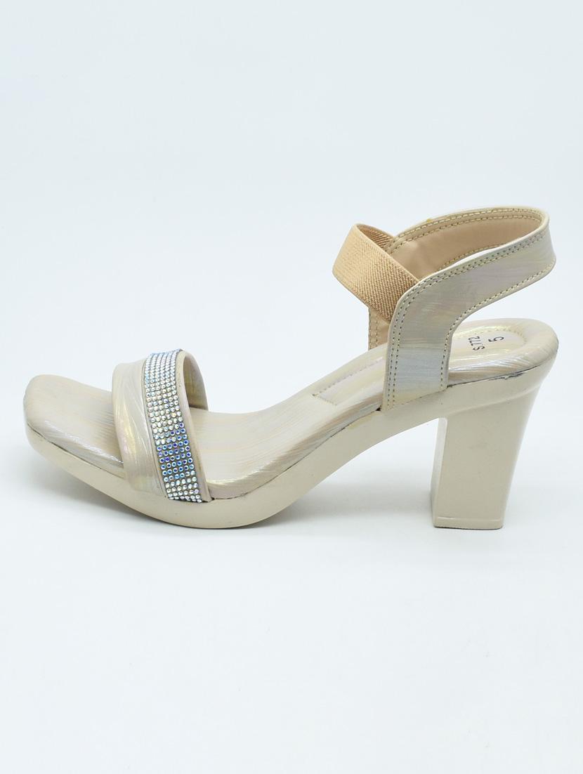 women solid back strap sandals - 22029521 -  Standard Image - 1