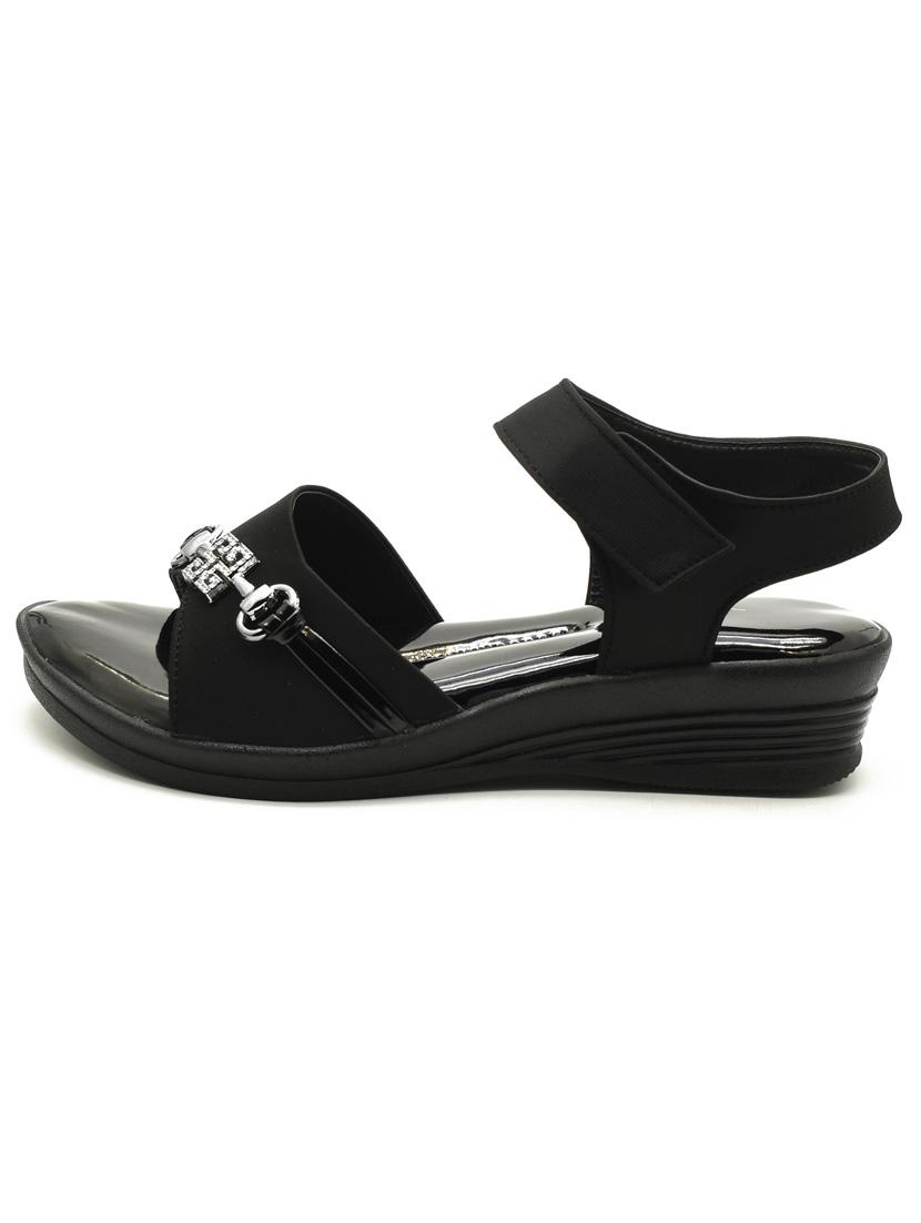 women solid back strap wedges - 22029532 - Standard Image - 1