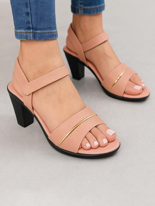 women solid back strap sandals - 22029533 - Standard Image - 0