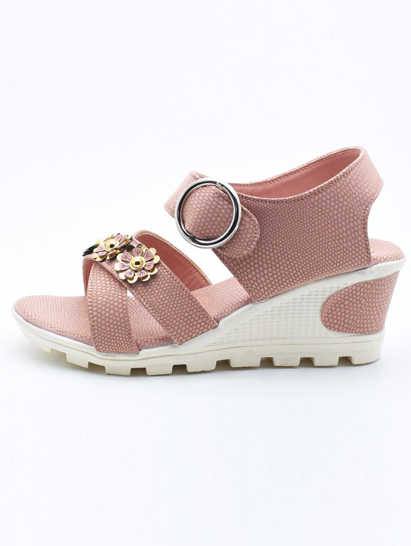 women solid back strap wedges - 22029537 - Standard Image - 1