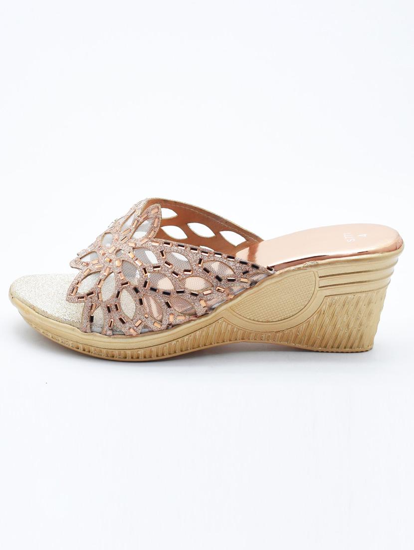 women embellished slip on wedges - 22029553 -  Standard Image - 1
