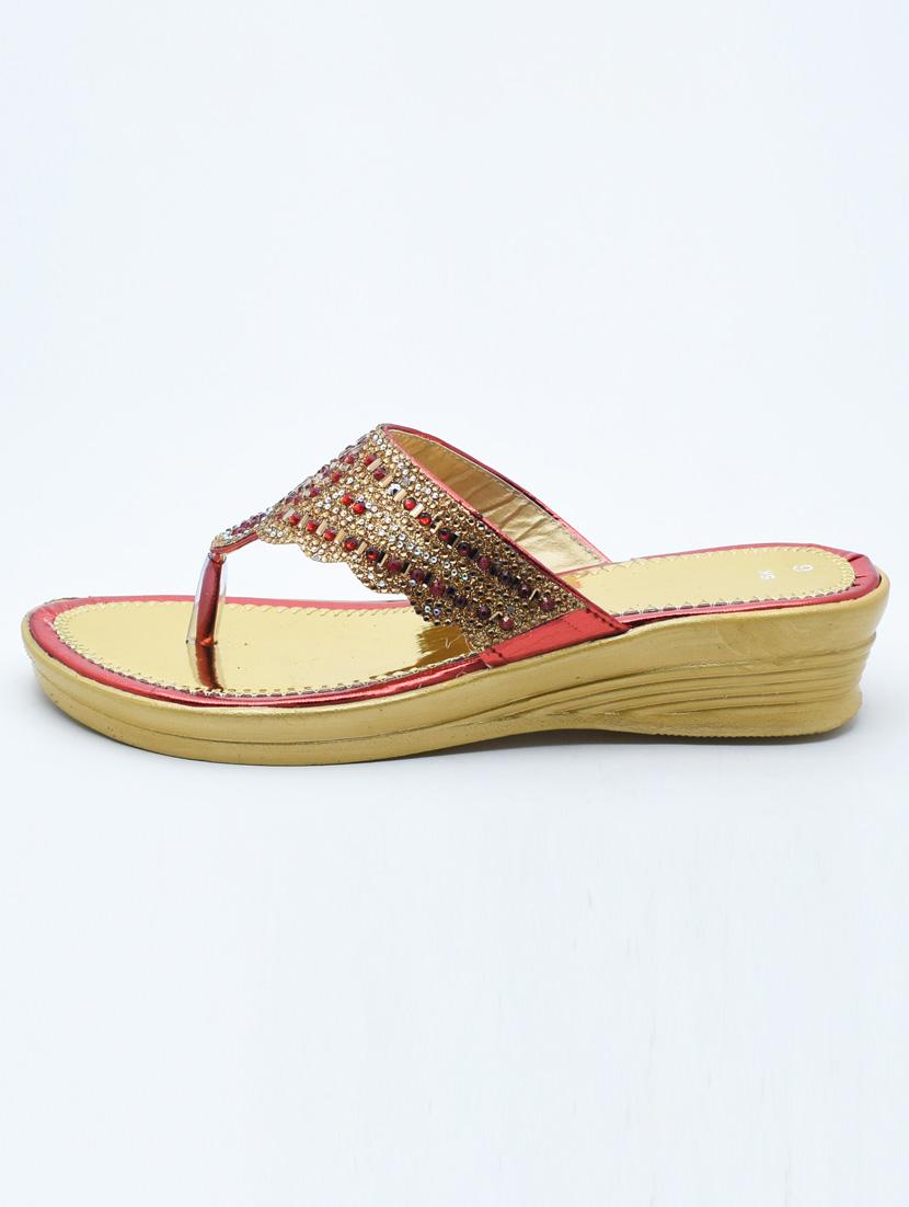 women embellished slip on wedges - 22029556 -  Standard Image - 1