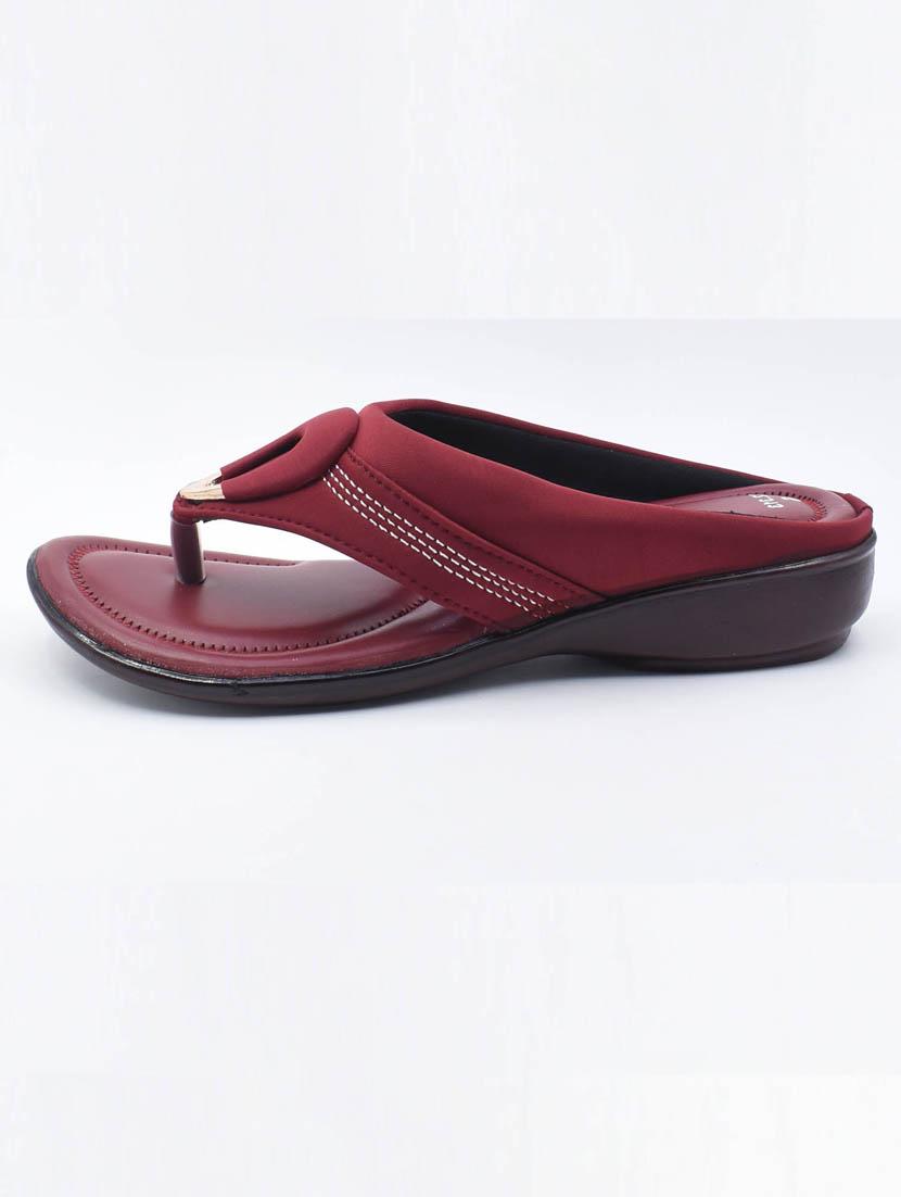 women solid slip on wedges - 22029567 - Standard Image - 1
