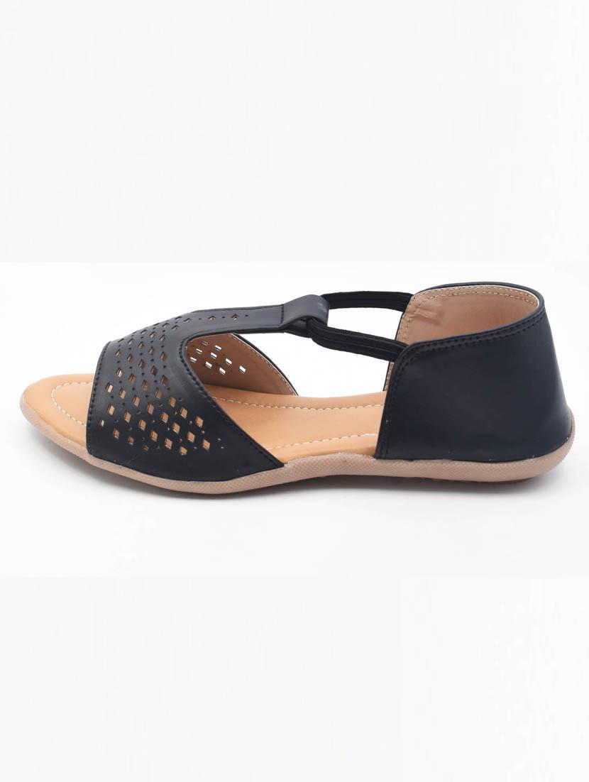 women solid back strap flats - 22029568 -  Standard Image - 1