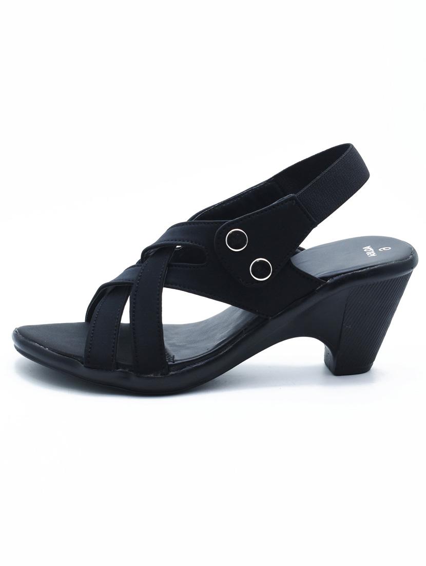 women solid back strap sandal - 22029570 -  Standard Image - 1