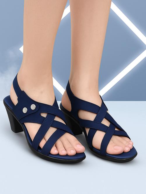 women solid back strap sandal - 22029571 -  Standard Image - 0