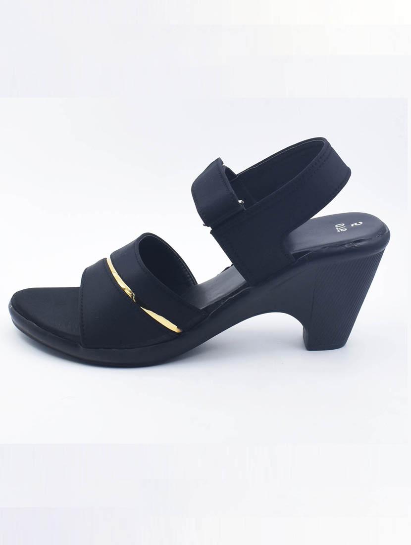 women solid back strap sandal - 22029573 -  Standard Image - 1