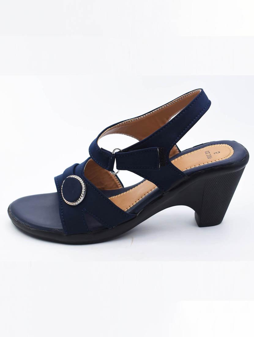 women solid back strap sandal - 22029582 -  Standard Image - 1