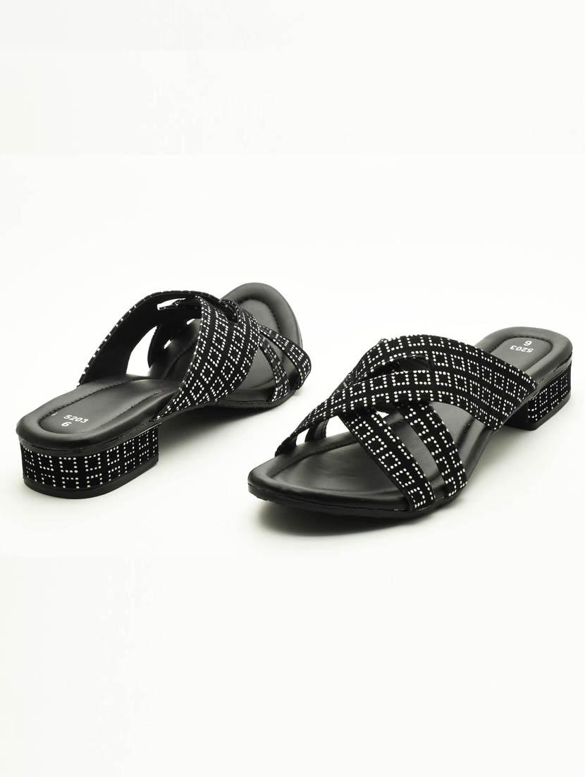 women embellished slip on sandal - 22029584 -  Standard Image - 1