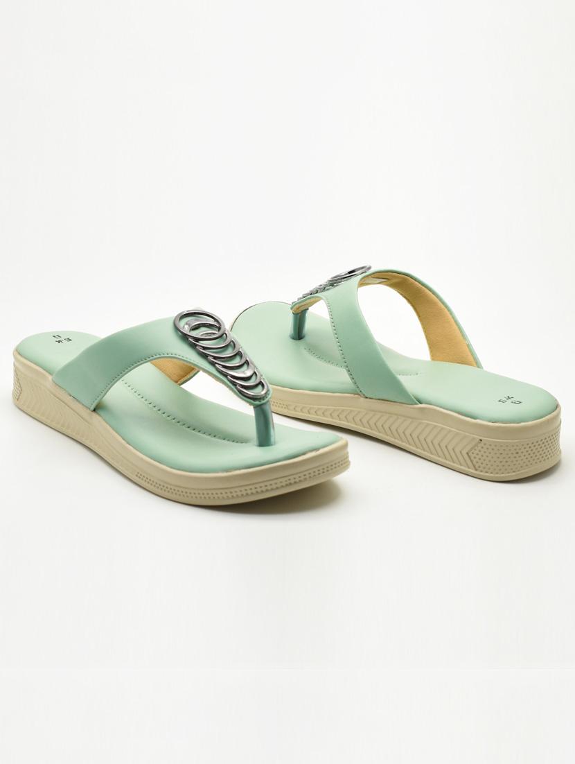 women solid slip on wedges - 22029632 -  Standard Image - 1