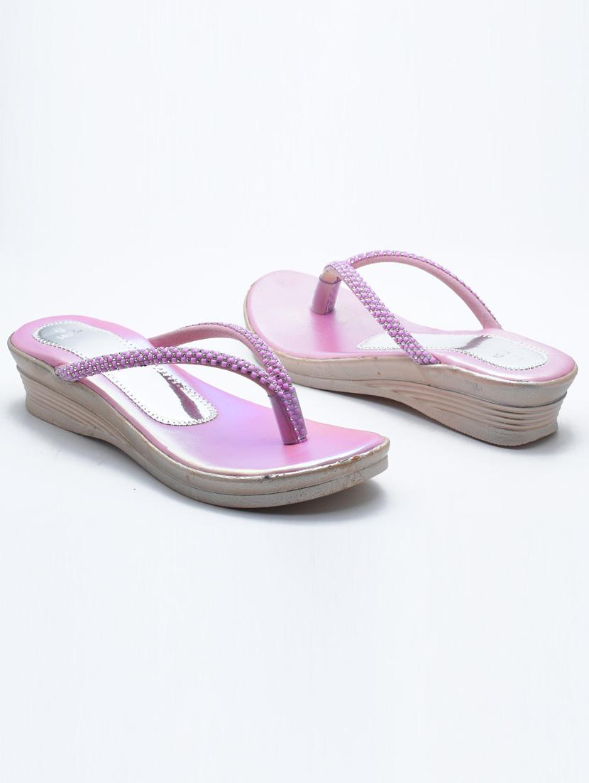 women embellished slip on wedges - 22029643 - Standard Image - 1
