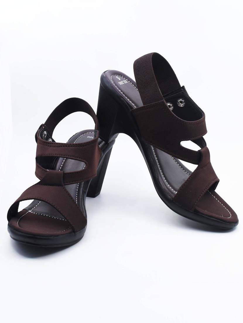 women solid back strap sandal - 22029658 -  Standard Image - 1