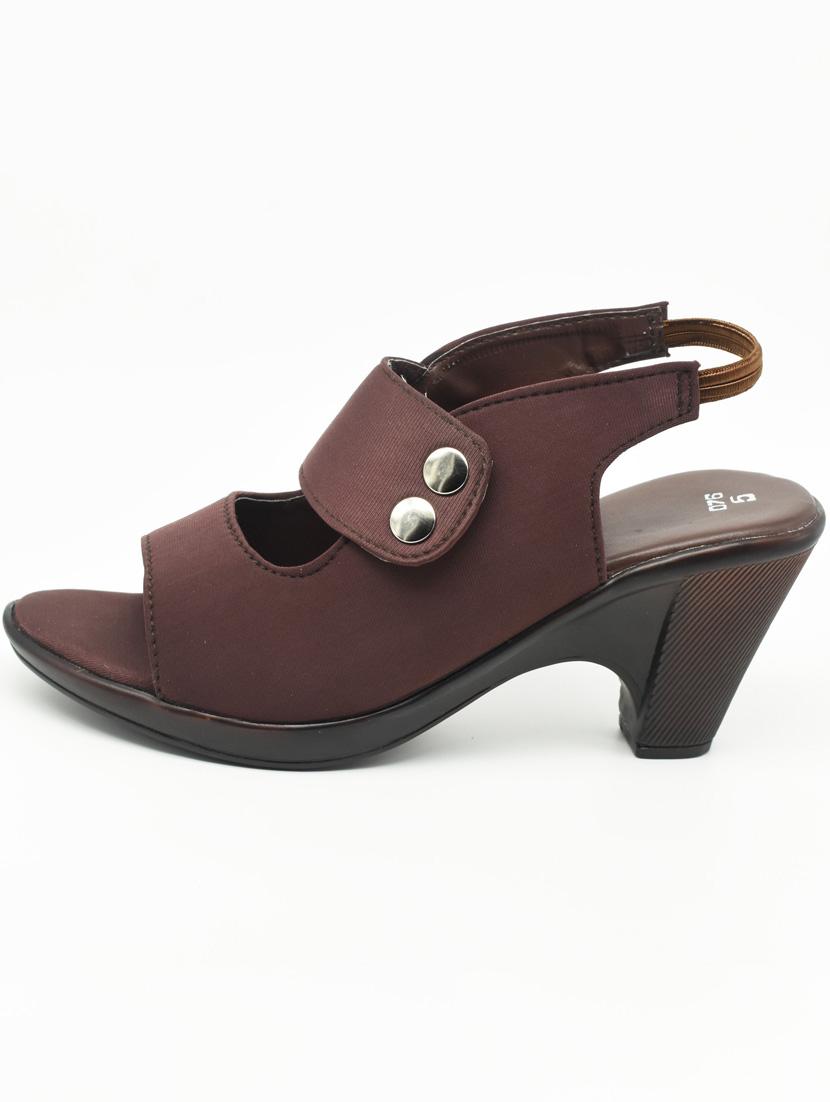 women solid back strap sandal - 22029662 -  Standard Image - 1
