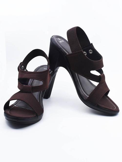 women solid back strap sandal - 22029664 -  Standard Image - 0