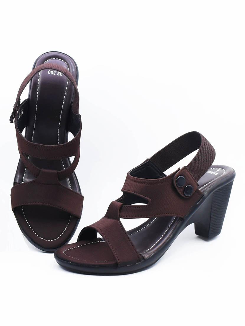 women solid back strap sandal - 22029664 -  Standard Image - 1