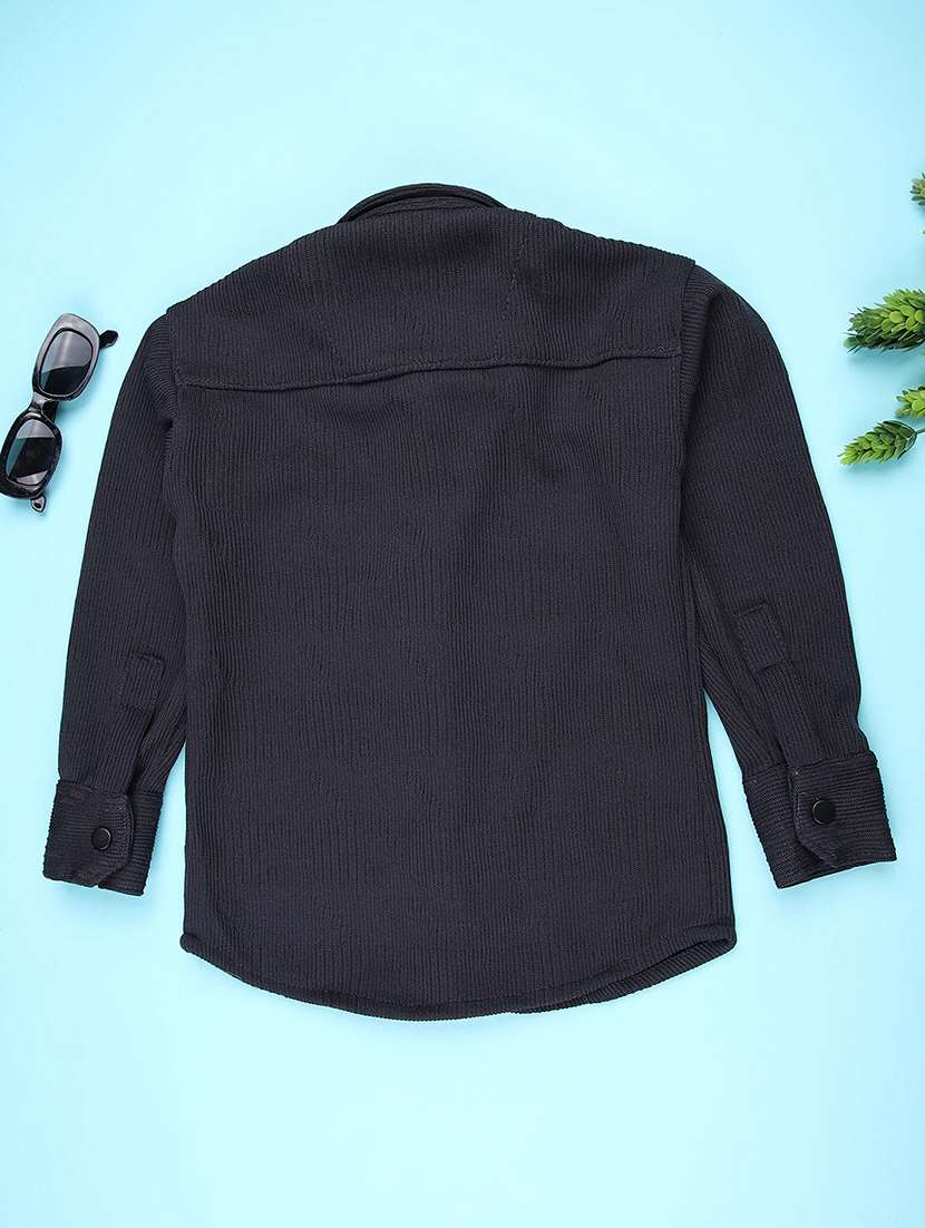 boys placement print long sleeve casual shirt - 22029723 -  Standard Image - 1