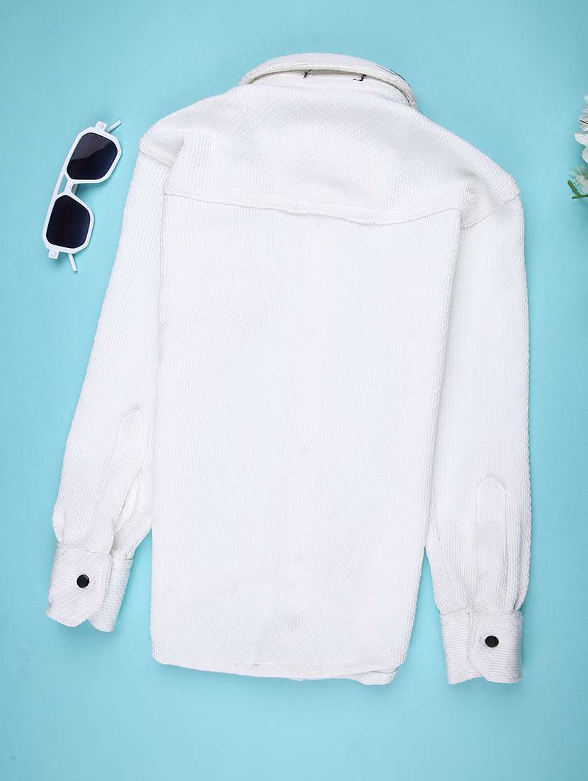 boys placement print long sleeve casual shirt - 22029724 -  Standard Image - 1