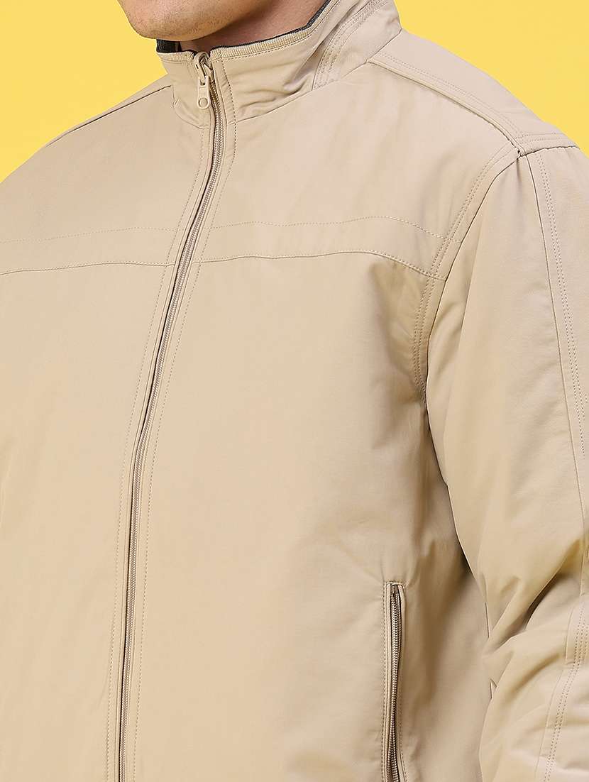 men solid long sleeve reversible puffer jacket - 22029919 -  Standard Image - 6
