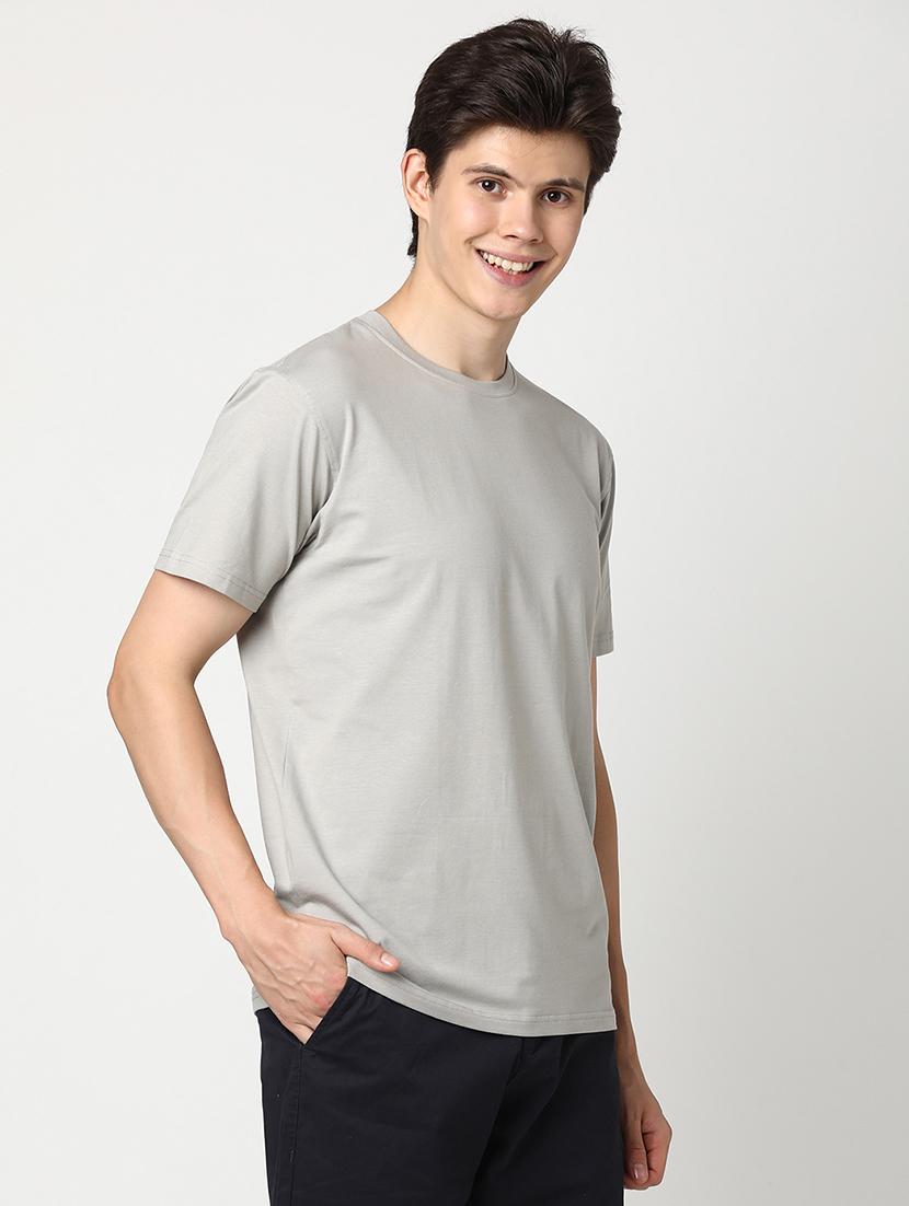 men solid short sleeve regular fit t-shirt - 22029970 - Standard Image - 1