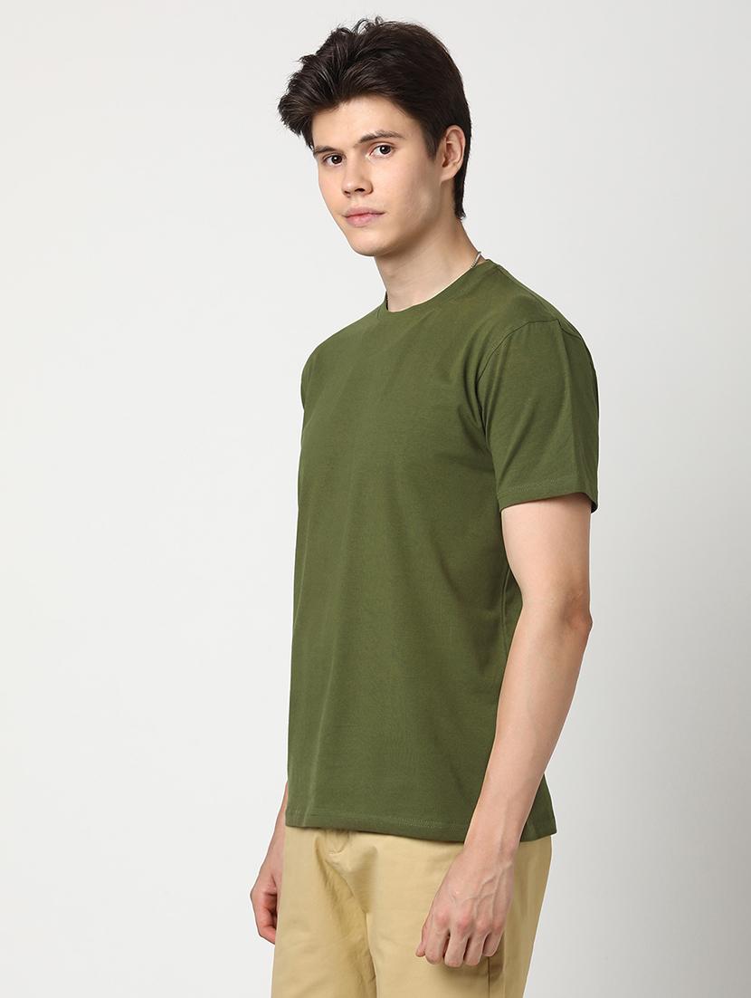 men solid short sleeve regular fit t-shirt - 22029971 - Standard Image - 1