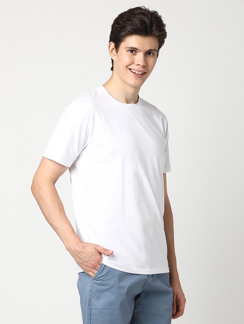 men solid short sleeve regular fit t-shirt - 22029972 - Standard Image - 1