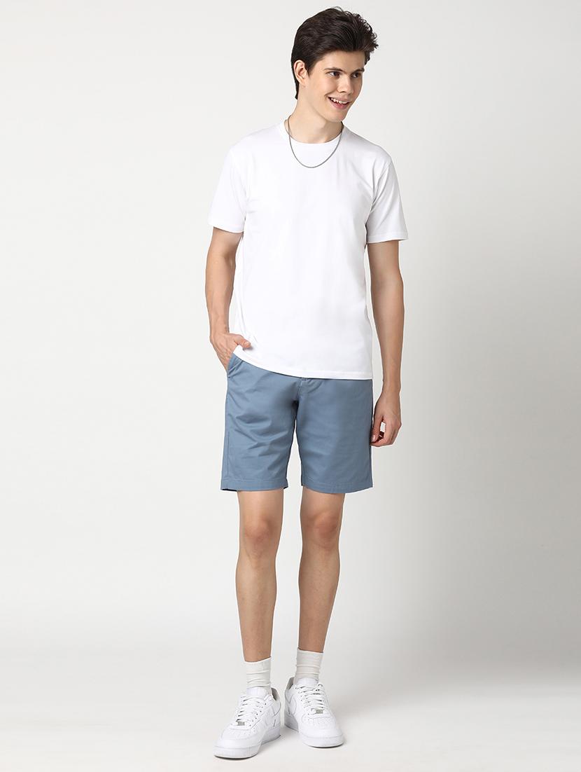 men solid short sleeve regular fit t-shirt - 22029972 - Standard Image - 4