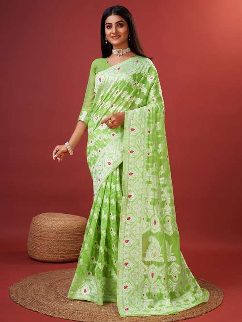 women self design banarasi saree with blouse - 22029985 -  Standard Image - 0