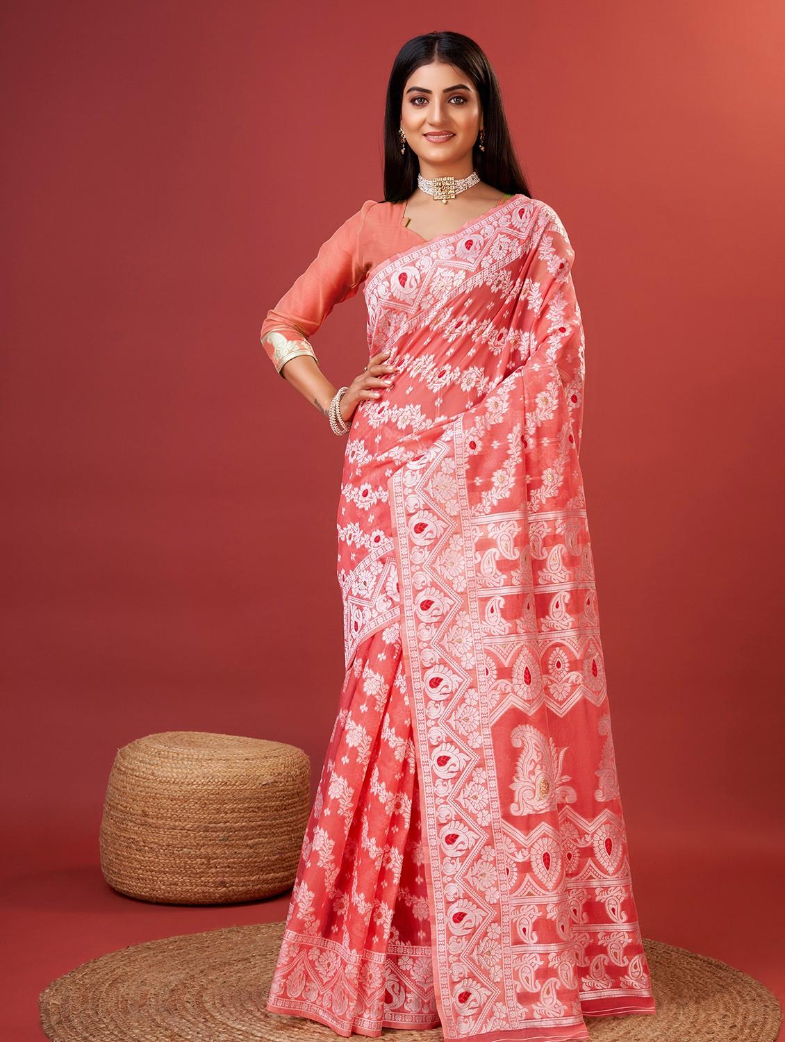 women self design banarasi saree with blouse - 22029986 -  Standard Image - 1