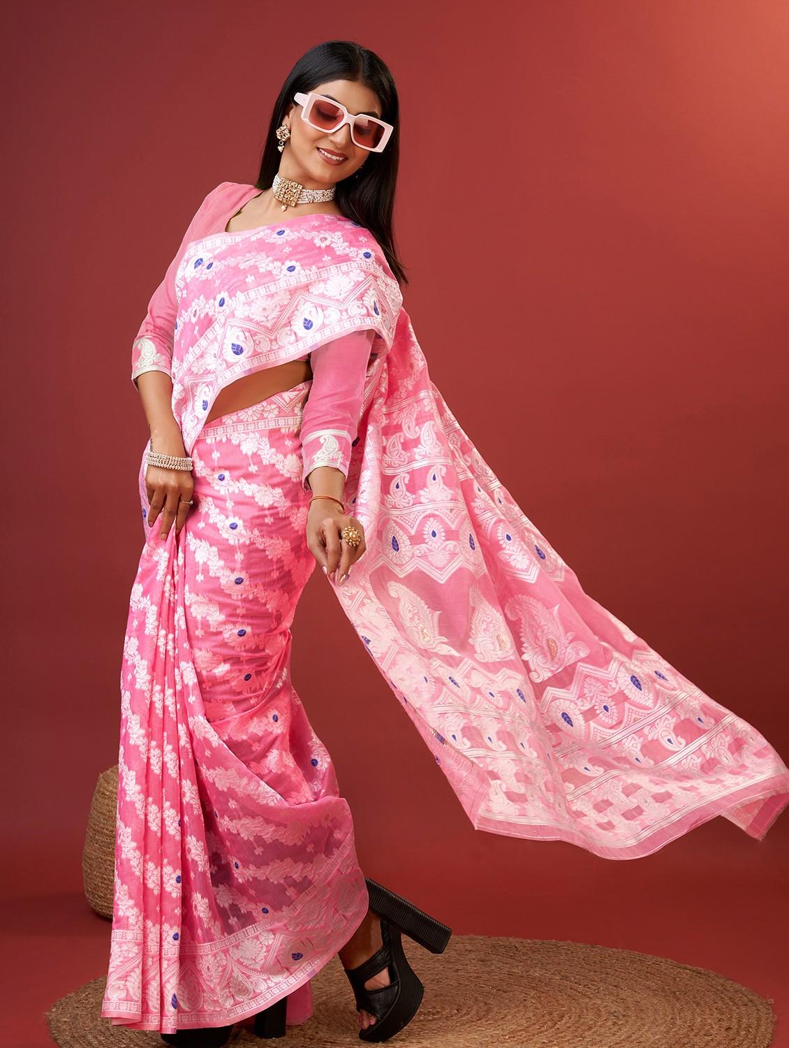 women self design banarasi saree with blouse - 22029987 -  Standard Image - 1