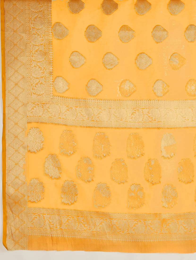 women self design banarasi saree with blouse - 22030014 -  Standard Image - 4