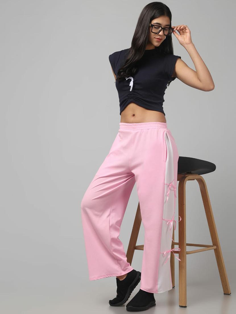 women tapered high rise track pant - 22030070 - Standard Image - 1