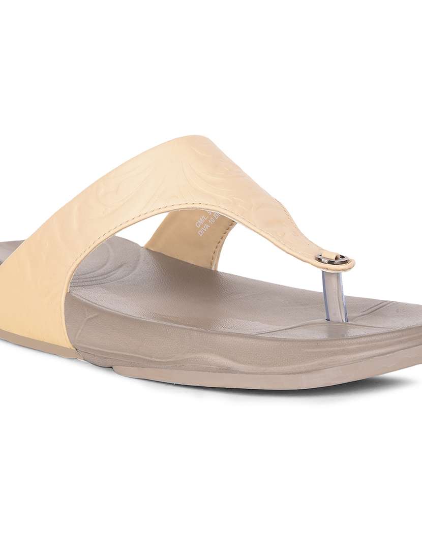 women solid slip on flip flop - 22030083 -  Standard Image - 4
