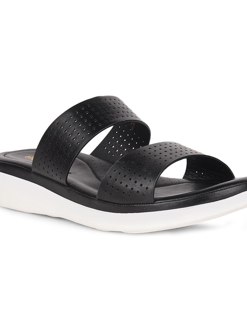 women solid slip on wedges - 22030091 - Standard Image - 1