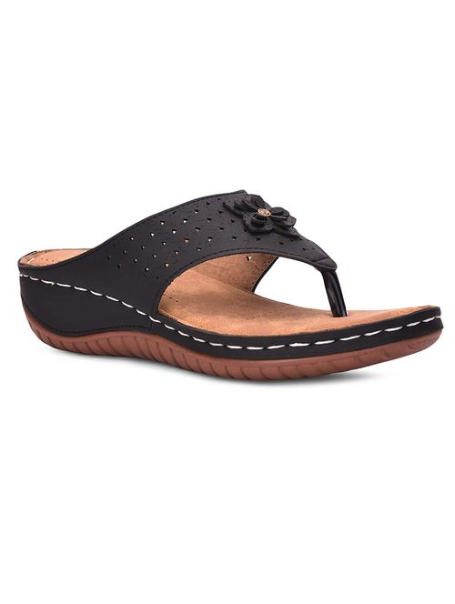 women solid  slip on wedge - 22030100 -  Standard Image - 0