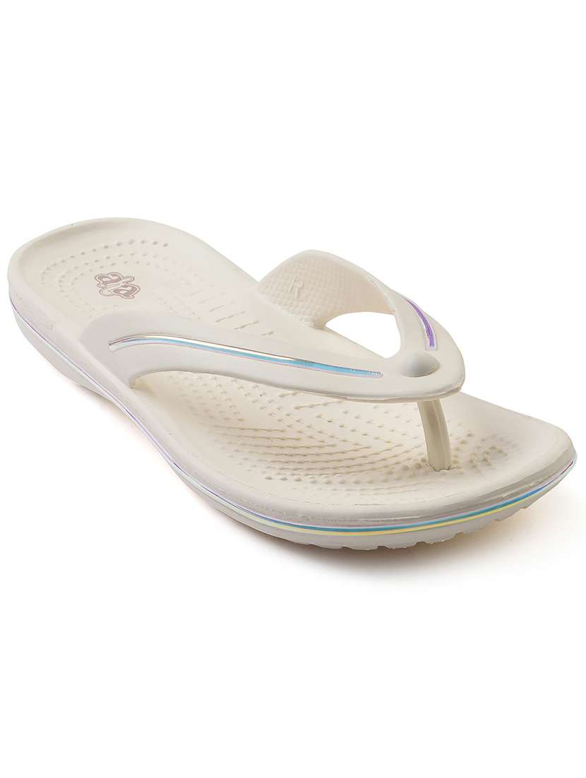women solid slip on flip flop - 22030101 -  Standard Image - 1