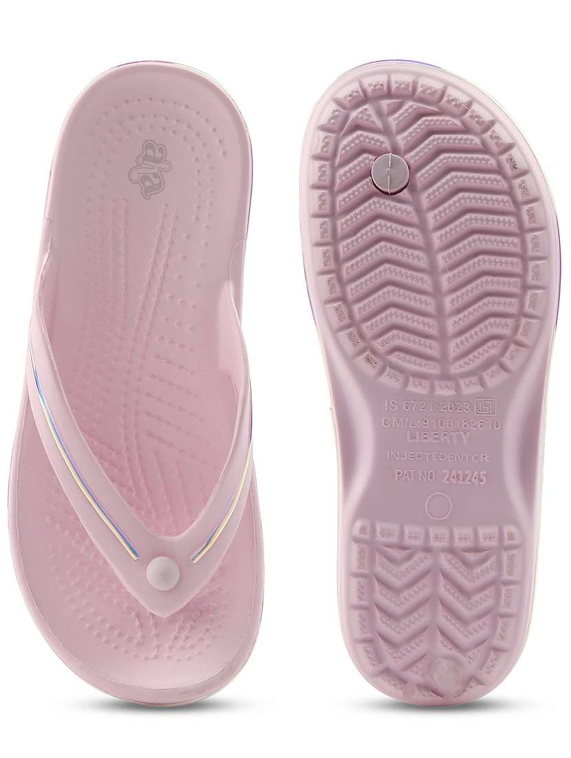women solid slip on flip flop - 22030102 -  Standard Image - 4