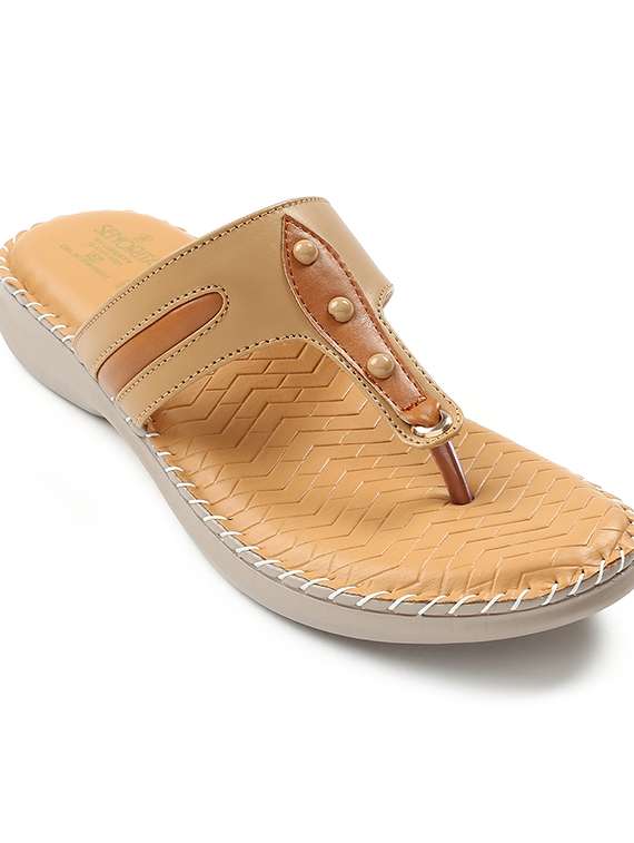 women solid  slip on wedge - 22030108 -  Standard Image - 1