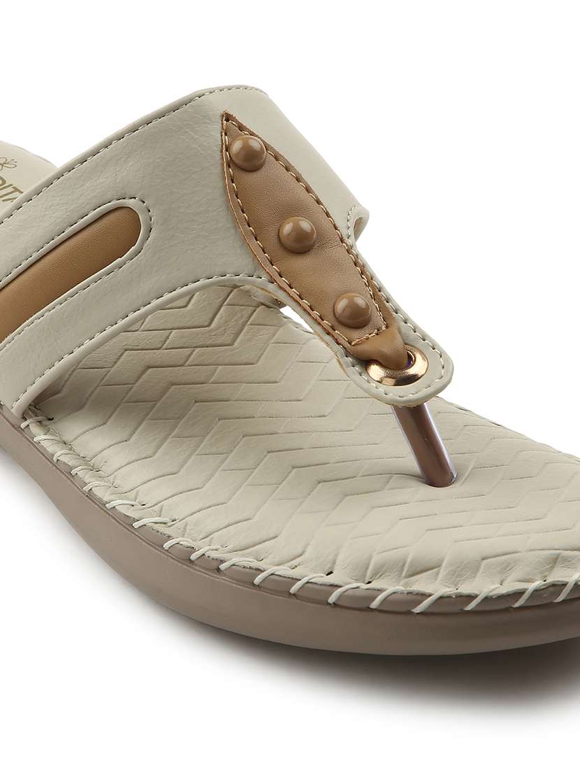 women solid  slip on wedge - 22030109 -  Standard Image - 4