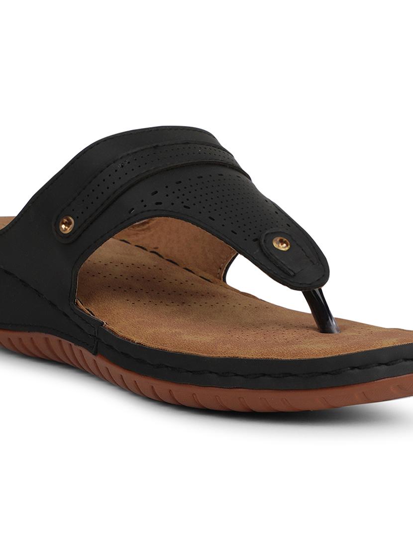 women solid slip on wedge - 22030111 - Standard Image - 4