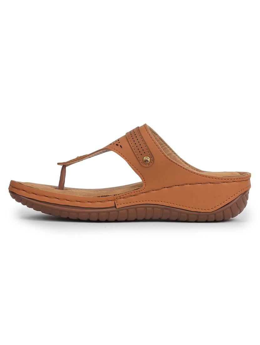 women solid slip on wedge - 22030112 - Standard Image - 1