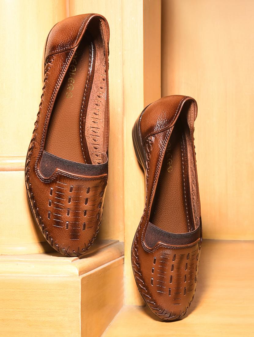 women tan solid slip on wedge - 22030137 -  Zoom Image - 0