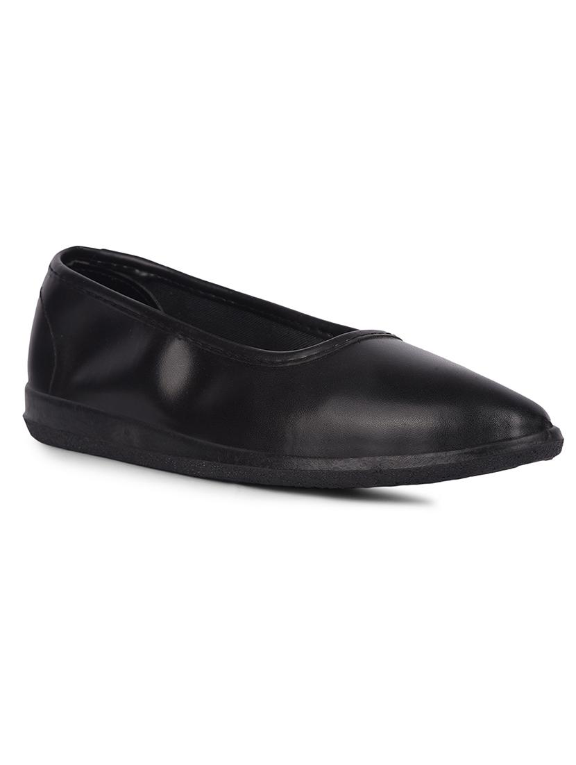 women black solid slip on ballerina - 22030139 - Zoom Image - 0