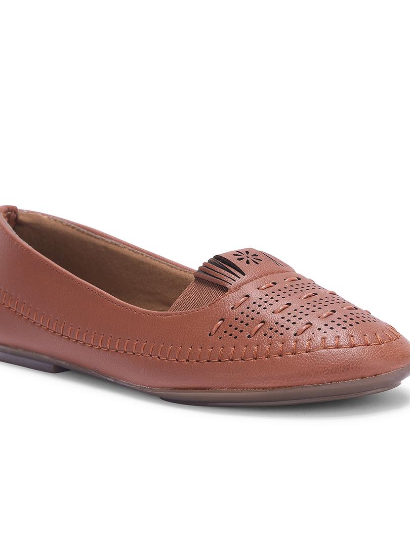 women solid slip on ballerina - 22030141 - Standard Image - 4