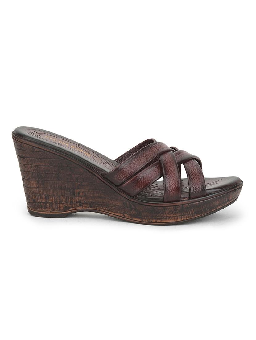women solid slip on wedges - 22030144 -  Standard Image - 1